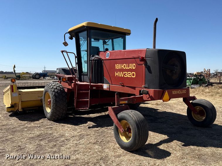 image for item DZ5346 2000 New Holland HW320 swather / windrower