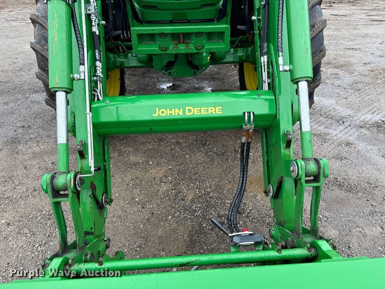 image for item EA4487 2021 John Deere 6195M MFWD tractor