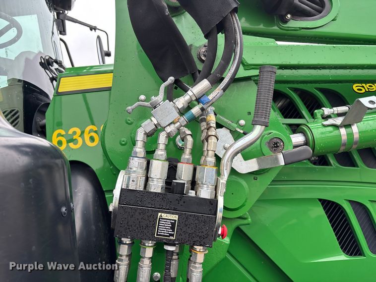 image for item EA4487 2021 John Deere 6195M MFWD tractor