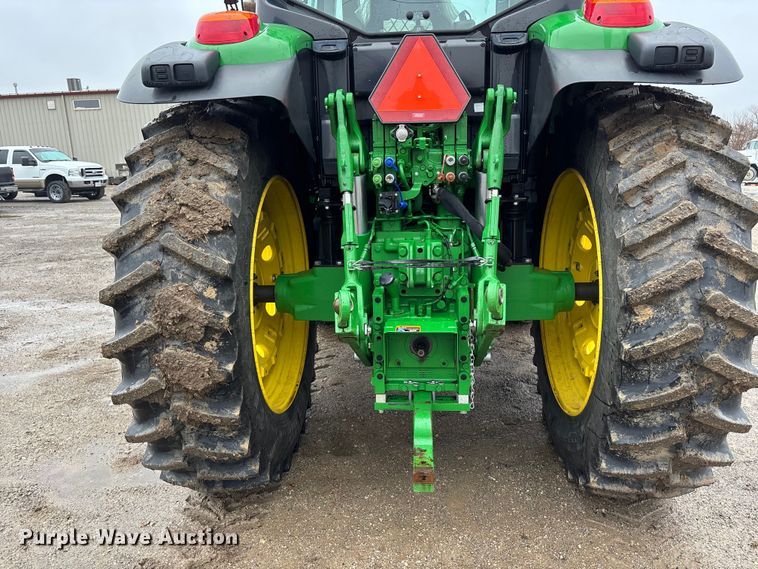 image for item EA4487 2021 John Deere 6195M MFWD tractor