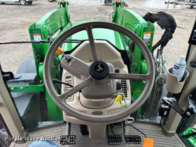 image for item EA4487 2021 John Deere 6195M MFWD tractor