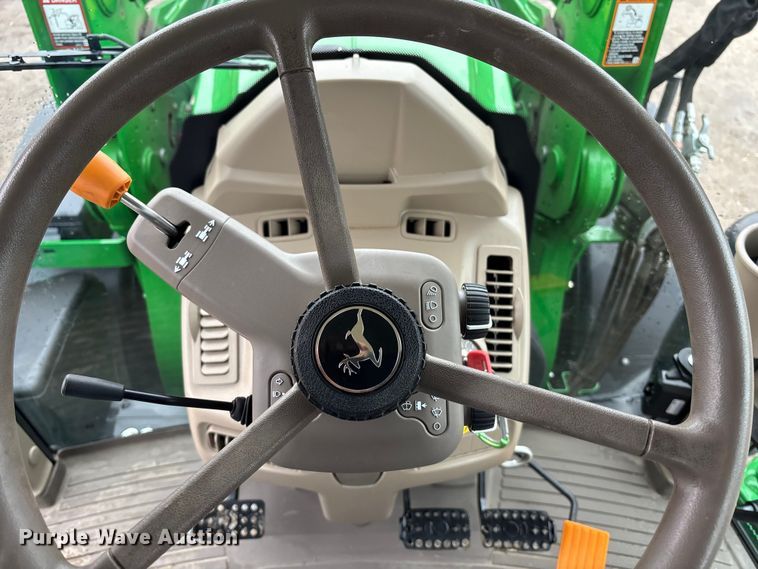 image for item EA4487 2021 John Deere 6195M MFWD tractor