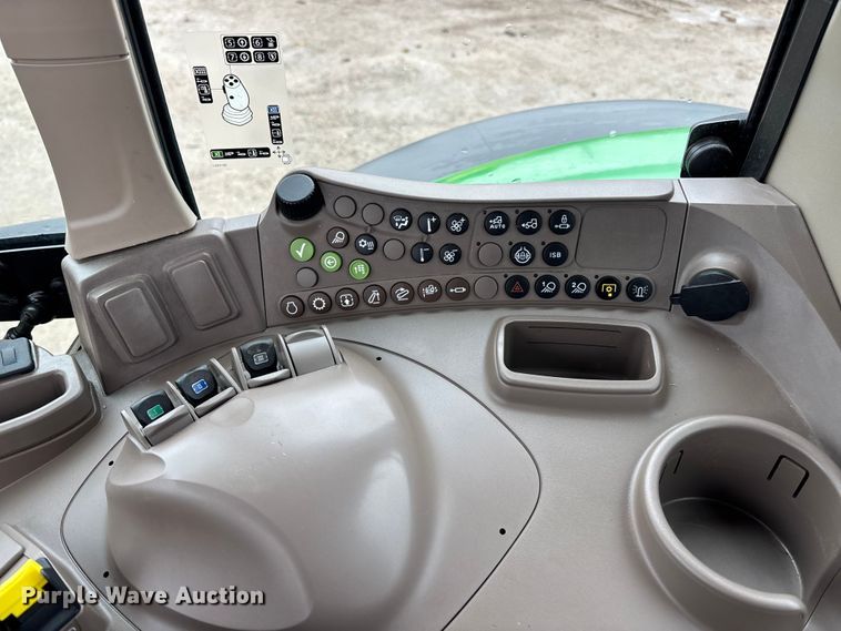 image for item EA4487 2021 John Deere 6195M MFWD tractor