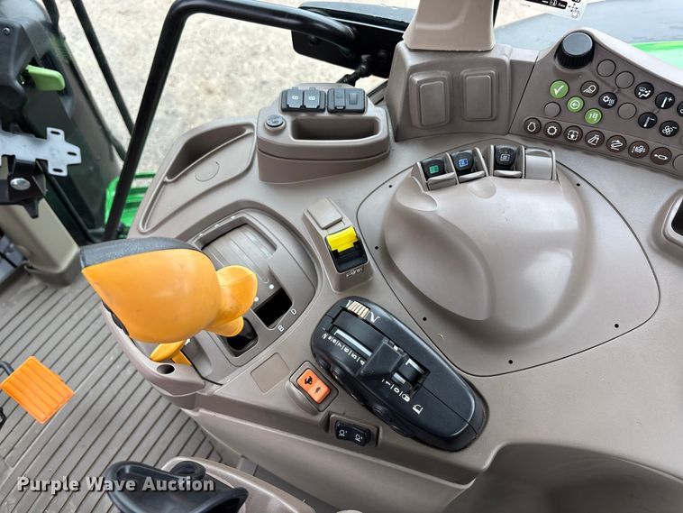 image for item EA4487 2021 John Deere 6195M MFWD tractor