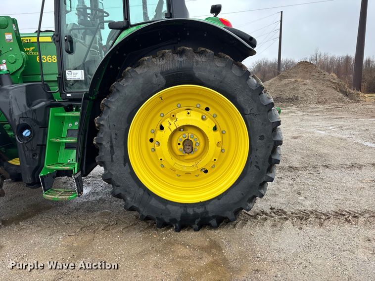 image for item EA4487 2021 John Deere 6195M MFWD tractor