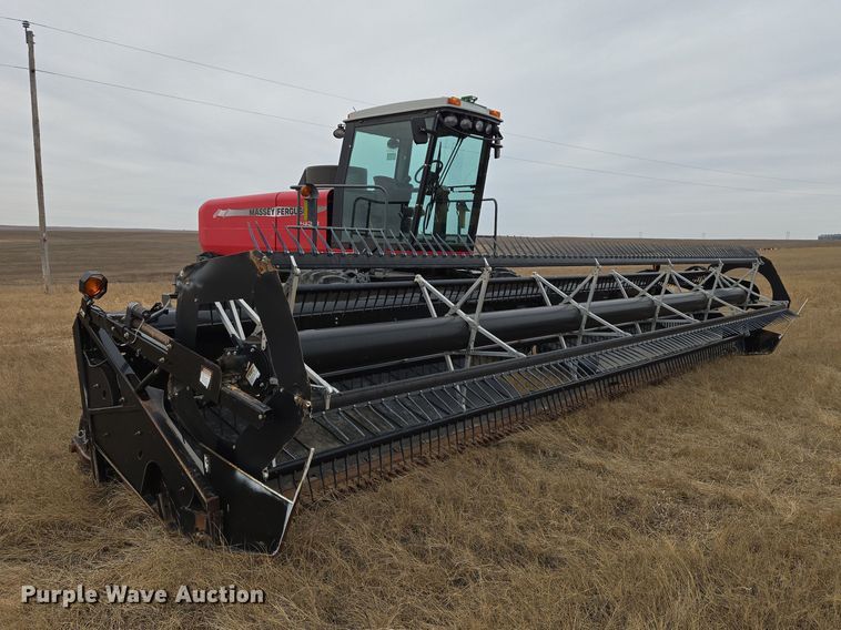 image for item EB1346 2009 Massey Ferguson 9430 swather / windrower