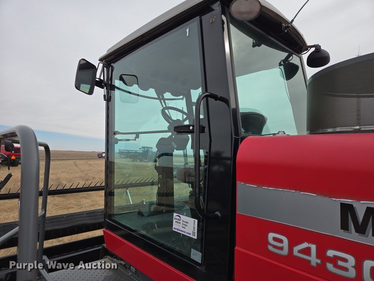 image for item EB1346 2009 Massey Ferguson 9430 swather / windrower