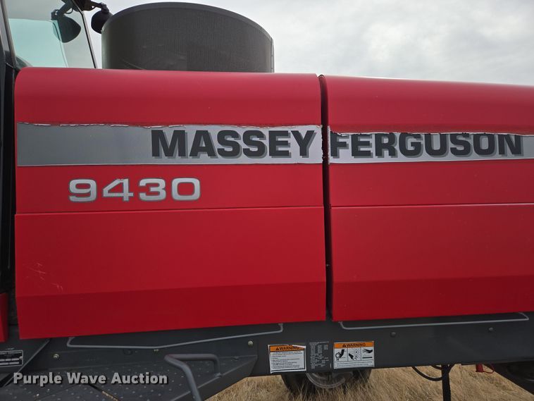 image for item EB1346 2009 Massey Ferguson 9430 swather / windrower