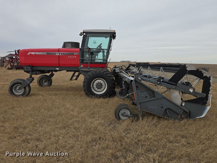 image for item EB1347 2009 Masey Ferguson 9430 swather / windrower