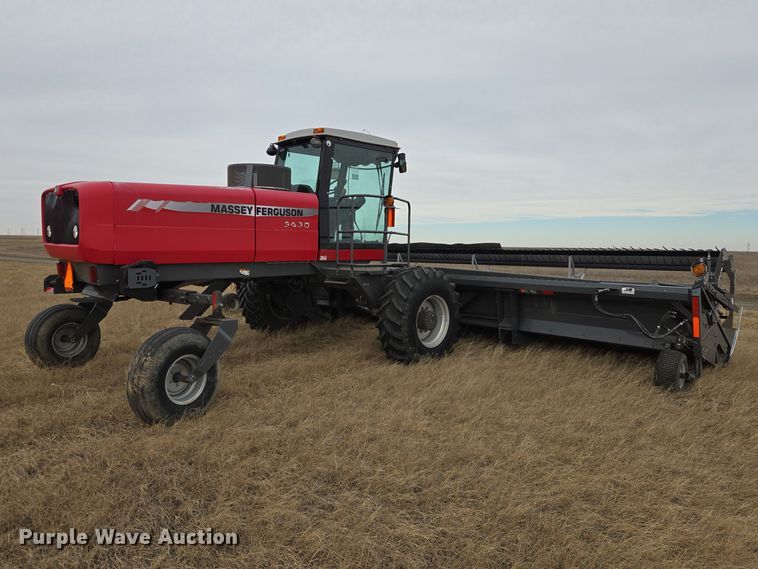 image for item EB1347 2009 Masey Ferguson 9430 swather / windrower