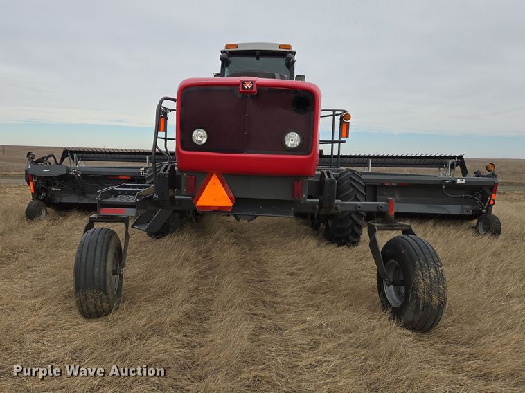 image for item EB1347 2009 Masey Ferguson 9430 swather / windrower