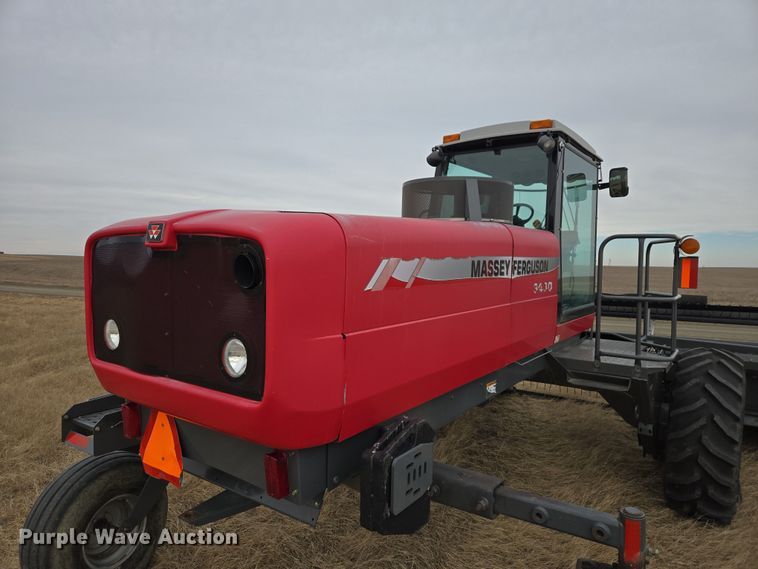 image for item EB1347 2009 Masey Ferguson 9430 swather / windrower