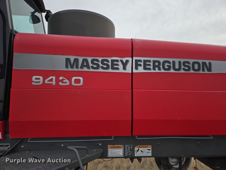 image for item EB1347 2009 Masey Ferguson 9430 swather / windrower