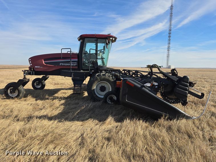 image for item EB1348 2008 MacDon M150 Premier swather / windrower