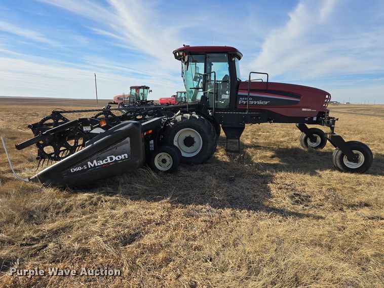 image for item EB1348 2008 MacDon M150 Premier swather / windrower