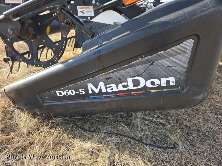 image for item EB1348 2008 MacDon M150 Premier swather / windrower