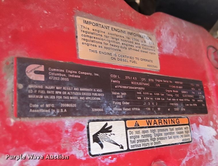 image for item EB1348 2008 MacDon M150 Premier swather / windrower