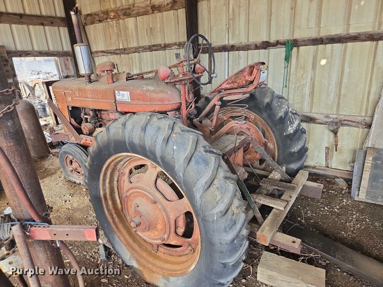 image for item EB1372 1951 International Harvester McCormick Farmall M tractor