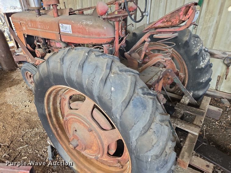 image for item EB1372 1951 International Harvester McCormick Farmall M tractor