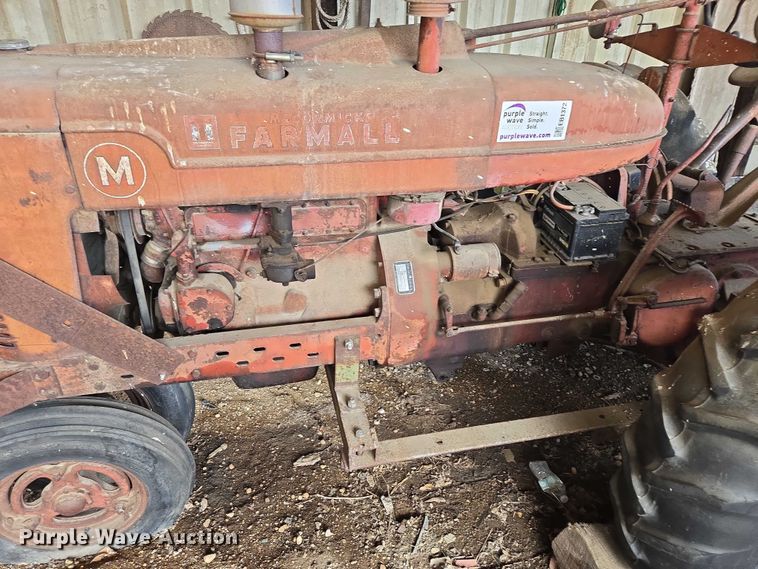 image for item EB1372 1951 International Harvester McCormick Farmall M tractor