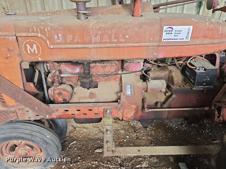 image for item EB1372 1951 International Harvester McCormick Farmall M tractor