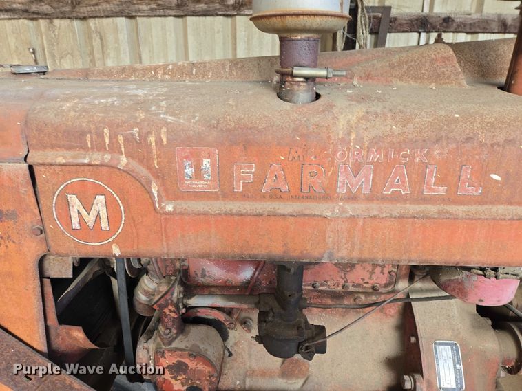 image for item EB1372 1951 International Harvester McCormick Farmall M tractor