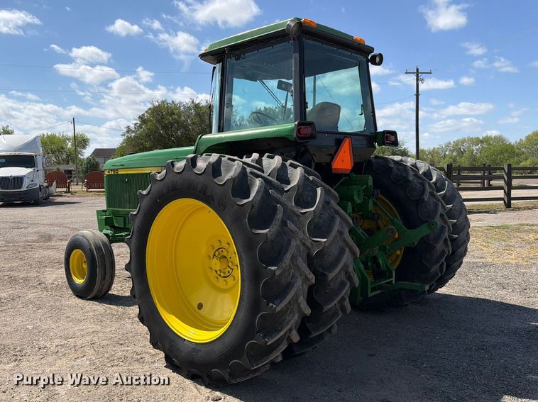 image for item ED5183 1992 John Deere 4760 tractor