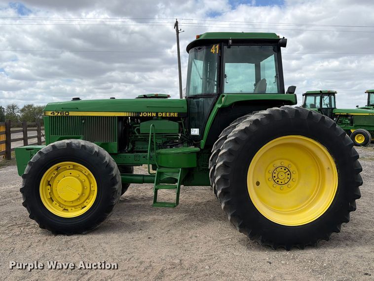 image for item ED5185 1994 John Deere 4760 MFWD tractor