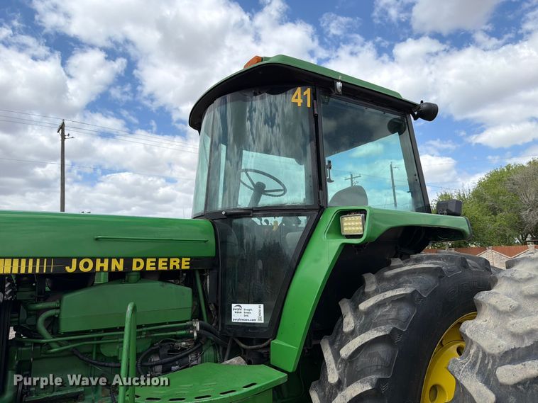 image for item ED5185 1994 John Deere 4760 MFWD tractor