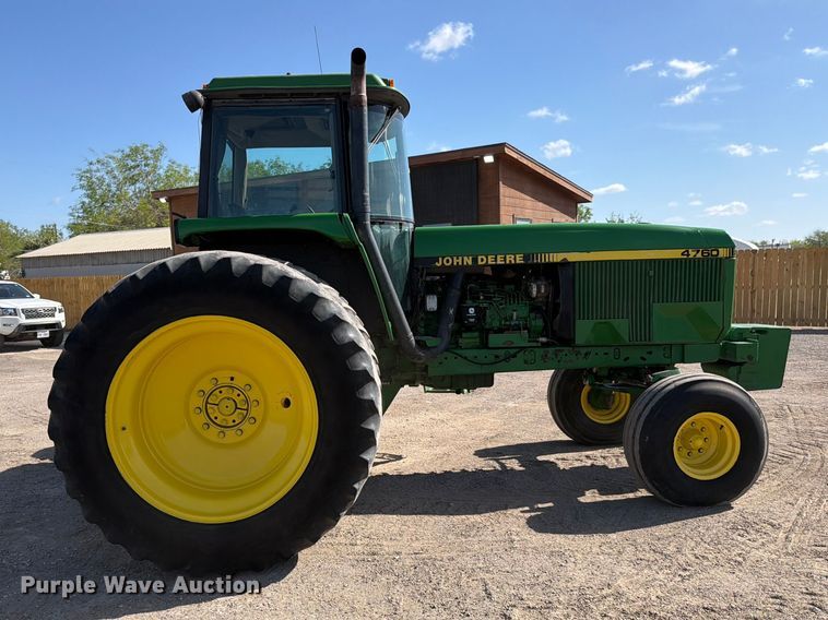 image for item ED5187 1993 John Deere 4760 tractor
