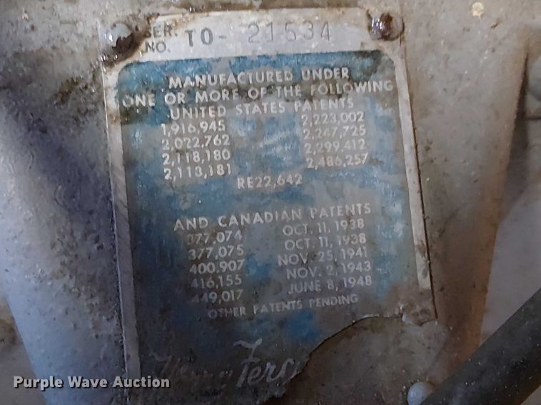 image for item EE5210 1950 Ferguson TO20 tractor