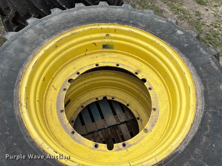 image for item EO4013 (4) 620/70R46 tires and wheels