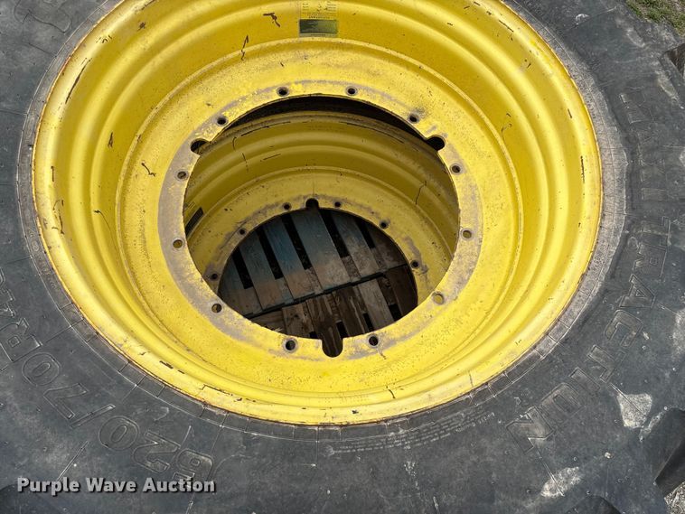 image for item EO4013 (4) 620/70R46 tires and wheels