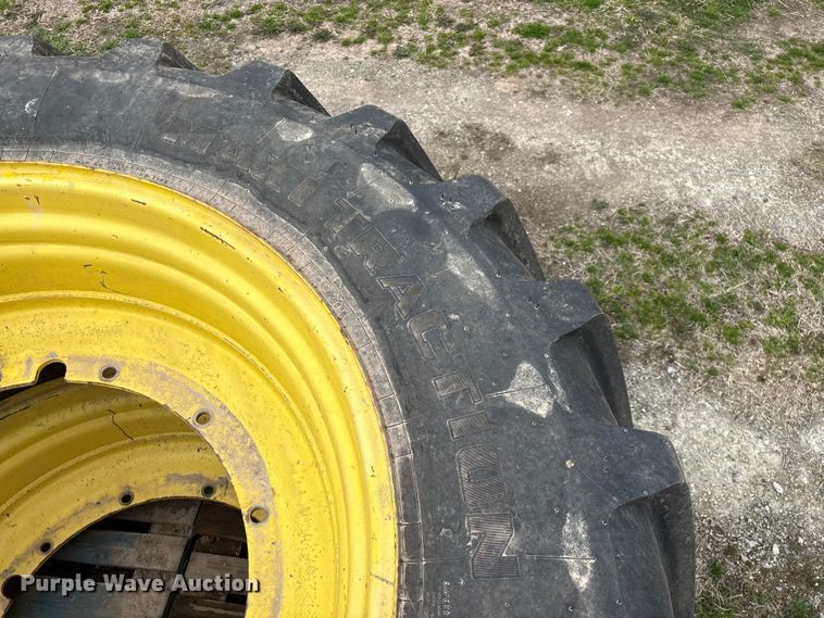 image for item EO4013 (4) 620/70R46 tires and wheels