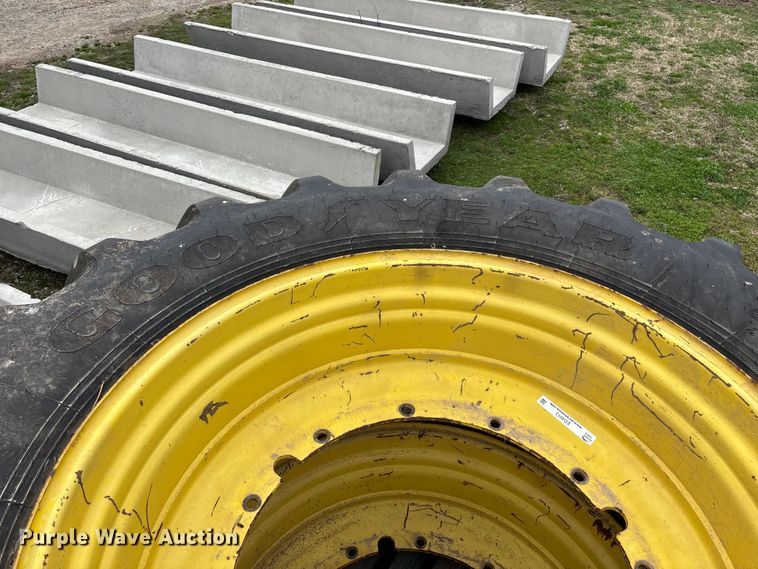 image for item EO4013 (4) 620/70R46 tires and wheels