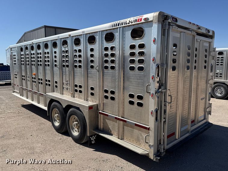 image for item ES5986 2021 Wilson PSGN-5724T livestock trailer