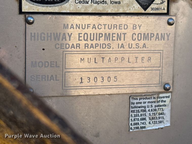 image for item ET1667 1992 TerraGator 8203 spreader