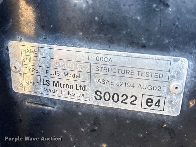 image for item EU0346 LS Mtron P100CA MFWD tractor