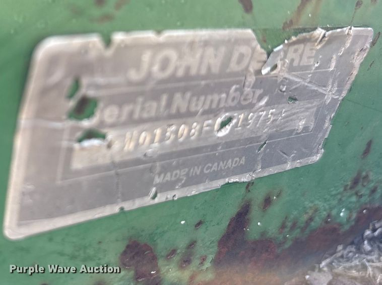 image for item EU0389 John Deere 1580 batwing rotary mower