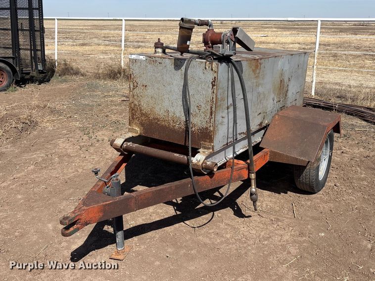 image for item EU0428 Shop Built fuel trailer