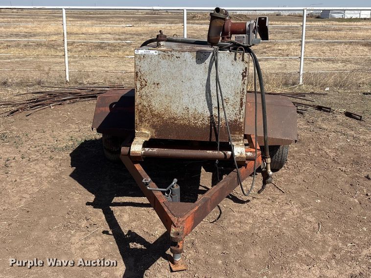 image for item EU0428 Shop Built fuel trailer