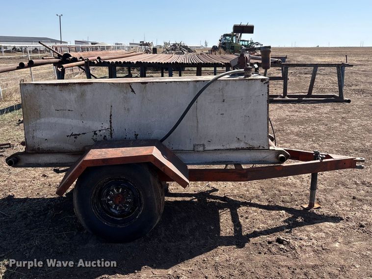 image for item EU0428 Shop Built fuel trailer