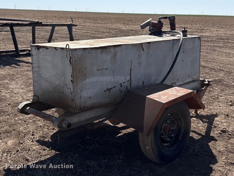 image for item EU0428 Shop Built fuel trailer