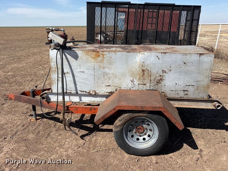 image for item EU0428 Shop Built fuel trailer