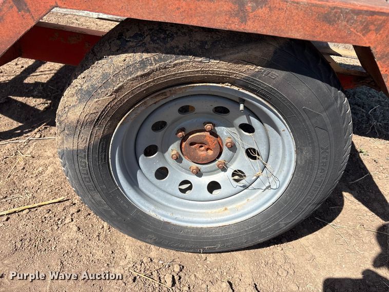 image for item EU0428 Shop Built fuel trailer