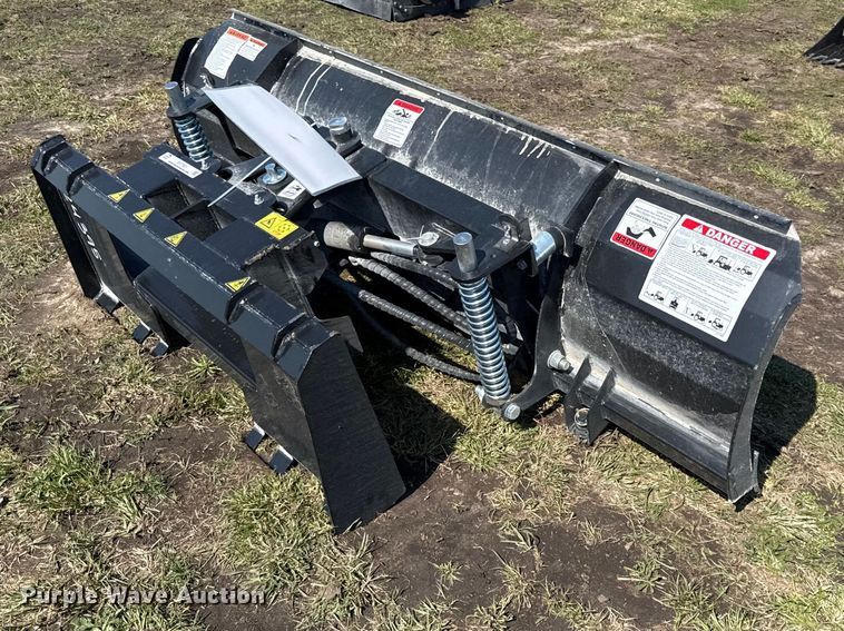 image for item EV7551 Mower King skid steer dozer blade