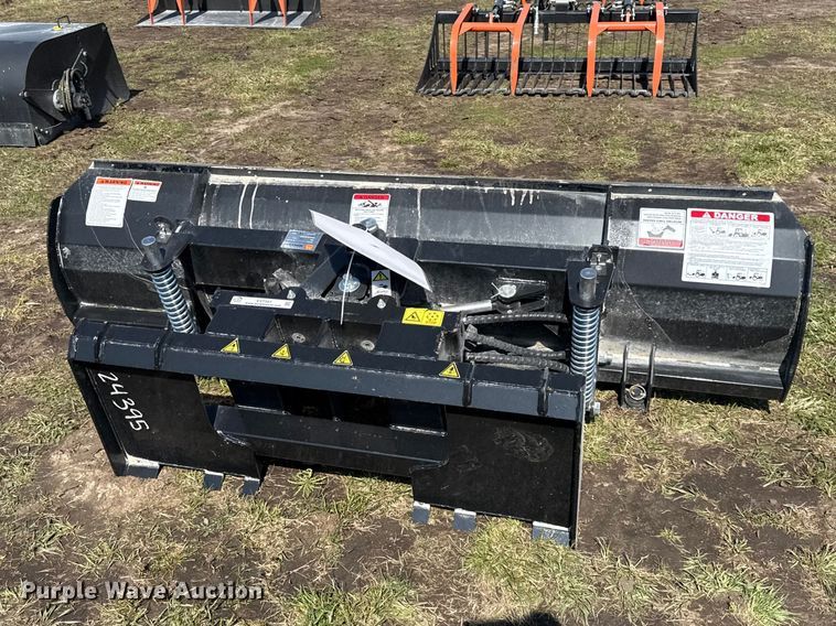 image for item EV7551 Mower King skid steer dozer blade