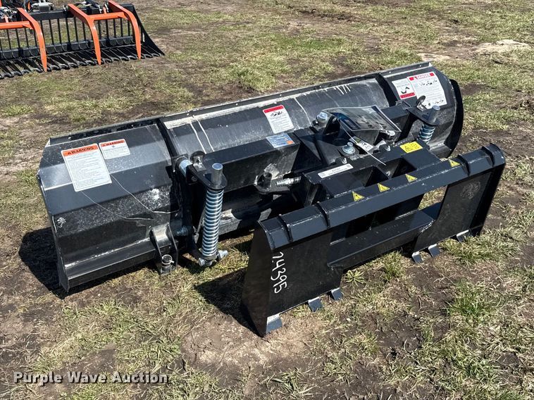 image for item EV7551 Mower King skid steer dozer blade