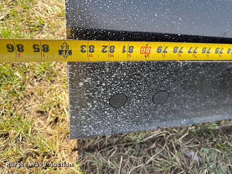 image for item EV7551 Mower King skid steer dozer blade