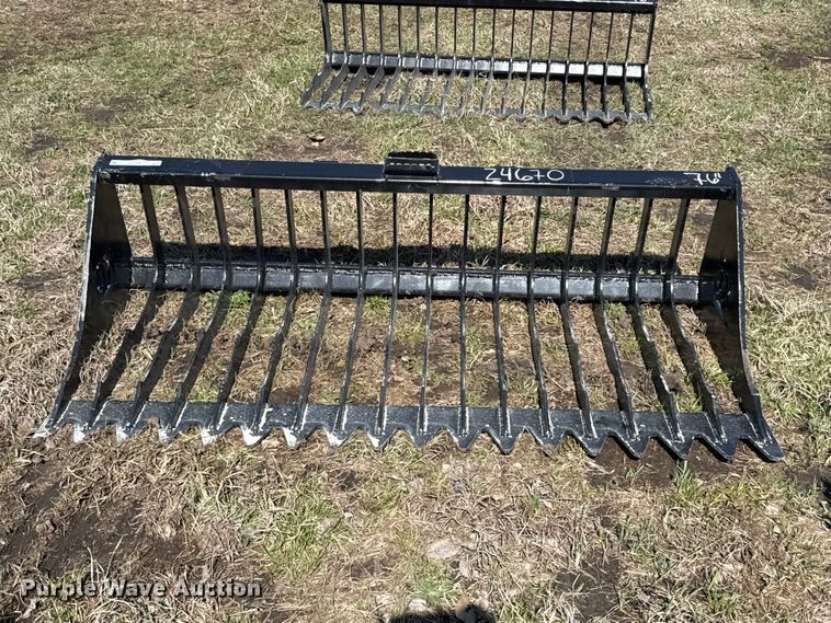 image for item EV7557 KC skid steer rock bucket